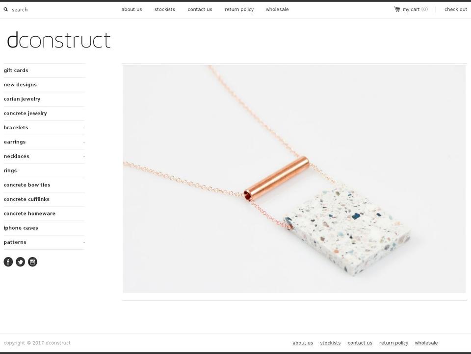 dconstruct.ca shopify website screenshot