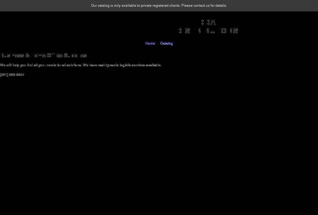 ddadistributors.com shopify website screenshot