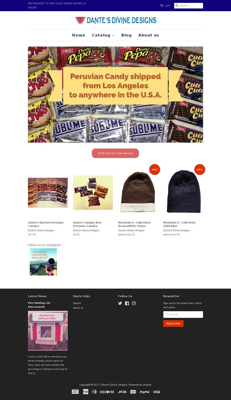 dddhats.com shopify website screenshot