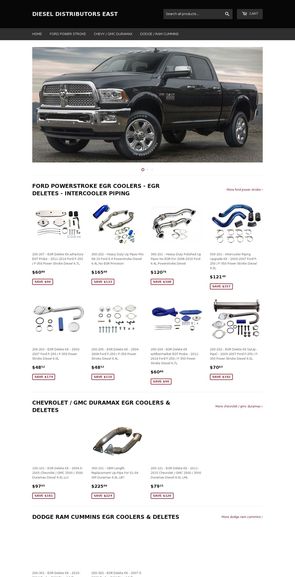 ddeast.com — Shopify storefront screenshot