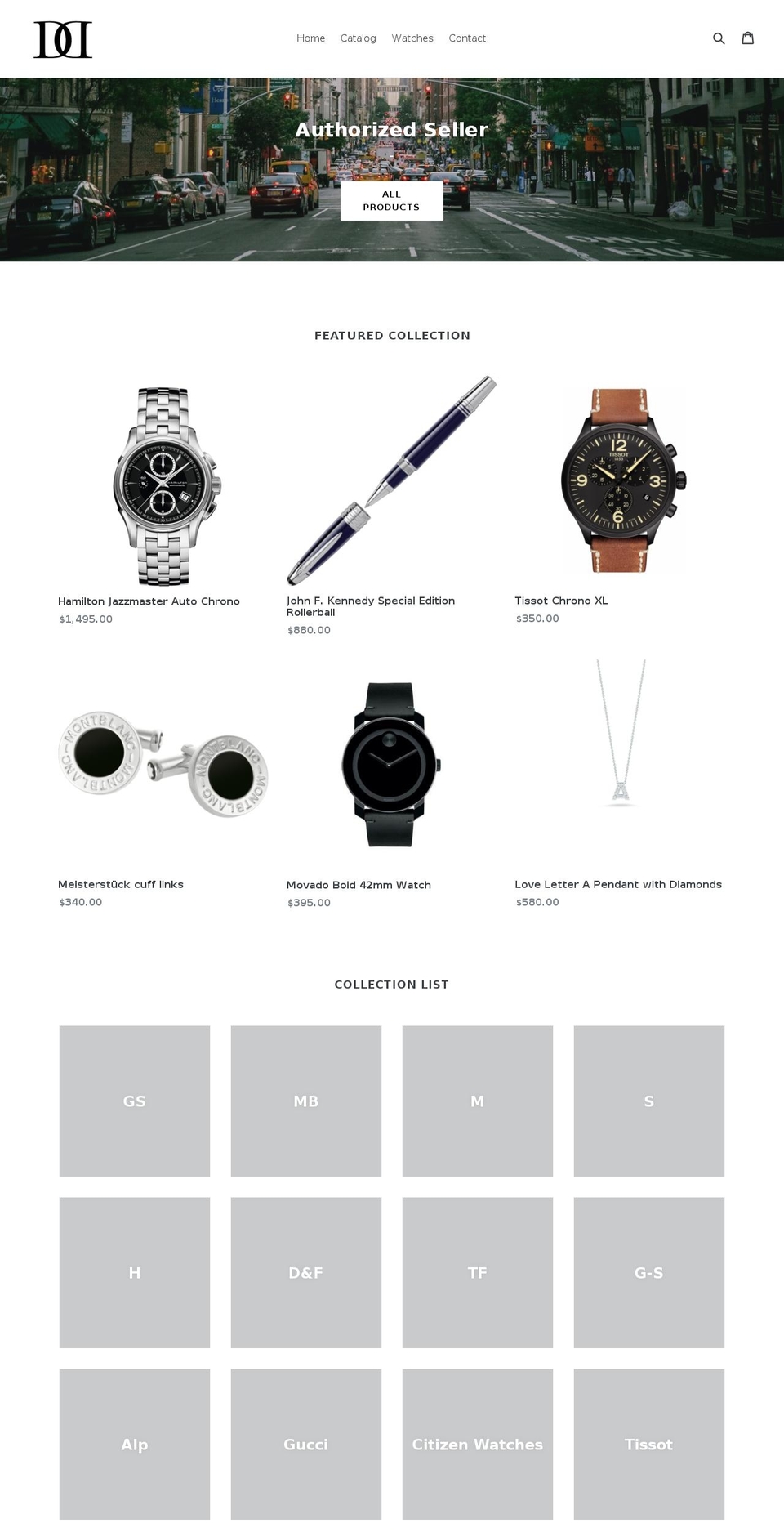ddesso.com — Shopify storefront screenshot