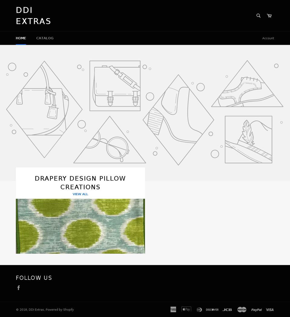 ddiextras.com — Shopify storefront screenshot