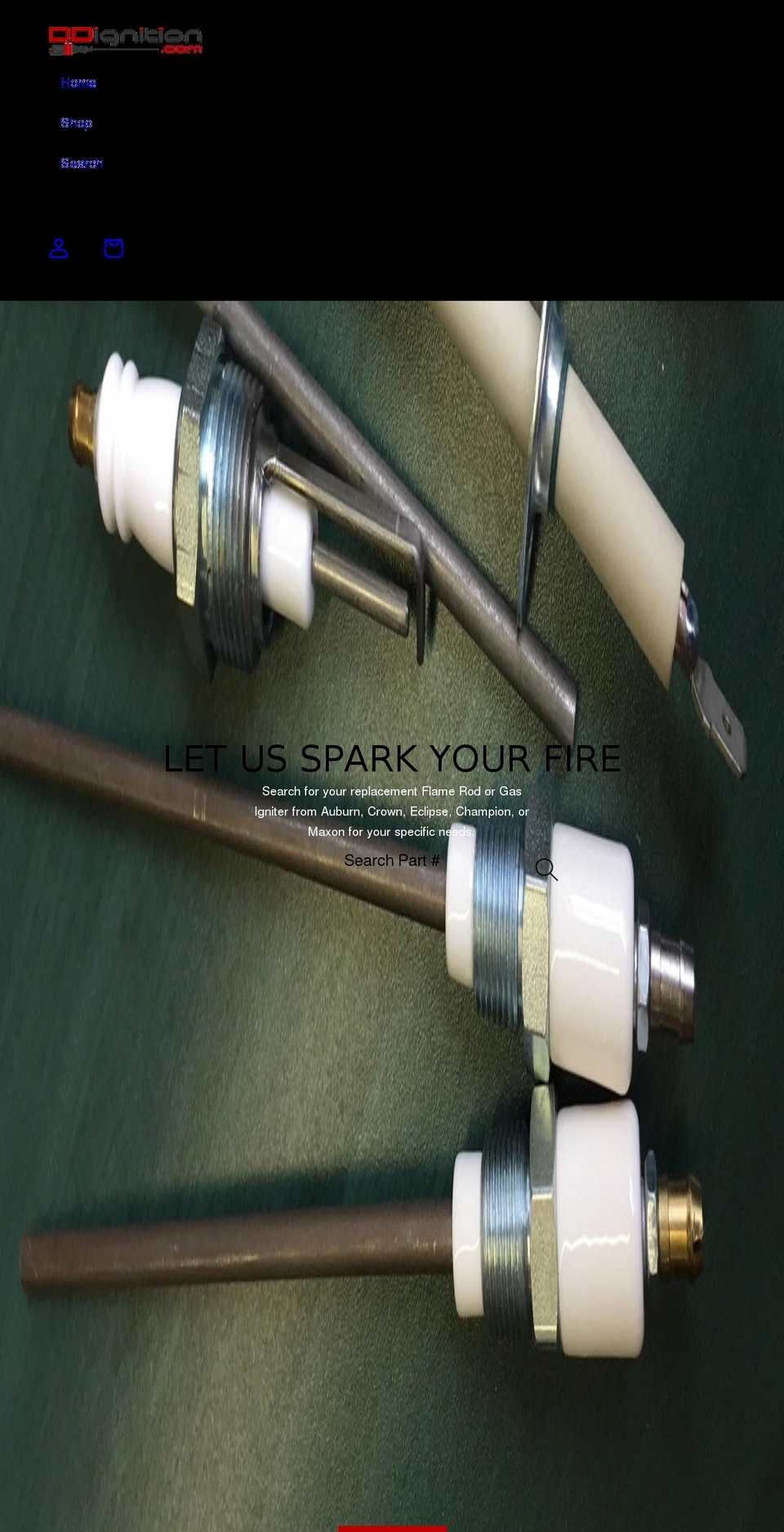 ddignition.com shopify website screenshot