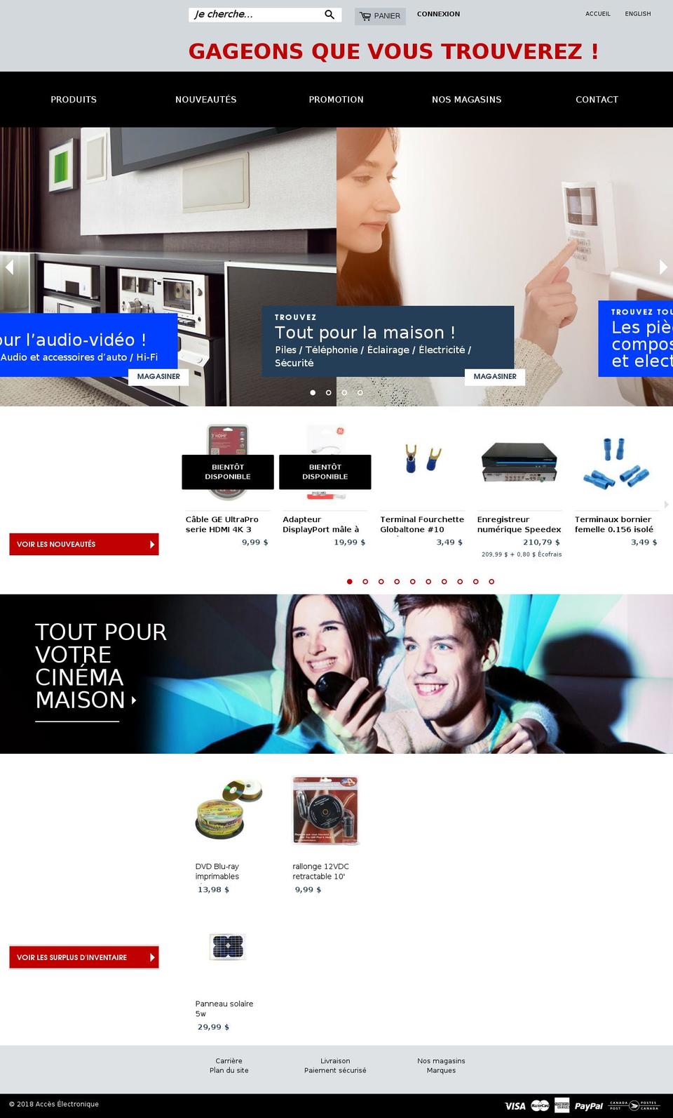 acces-electronique-15-mai-2017 Shopify theme site example ddoelectronique.com