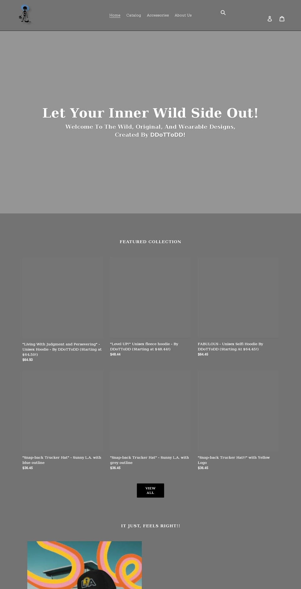 ddottodd.com shopify website screenshot