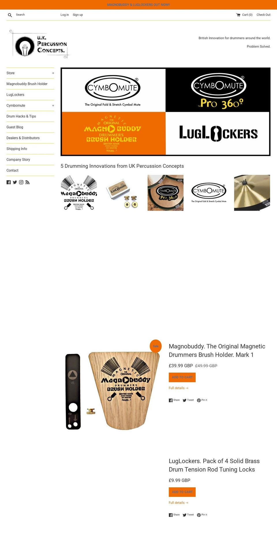 de-cymbomute.com — Shopify storefront screenshot