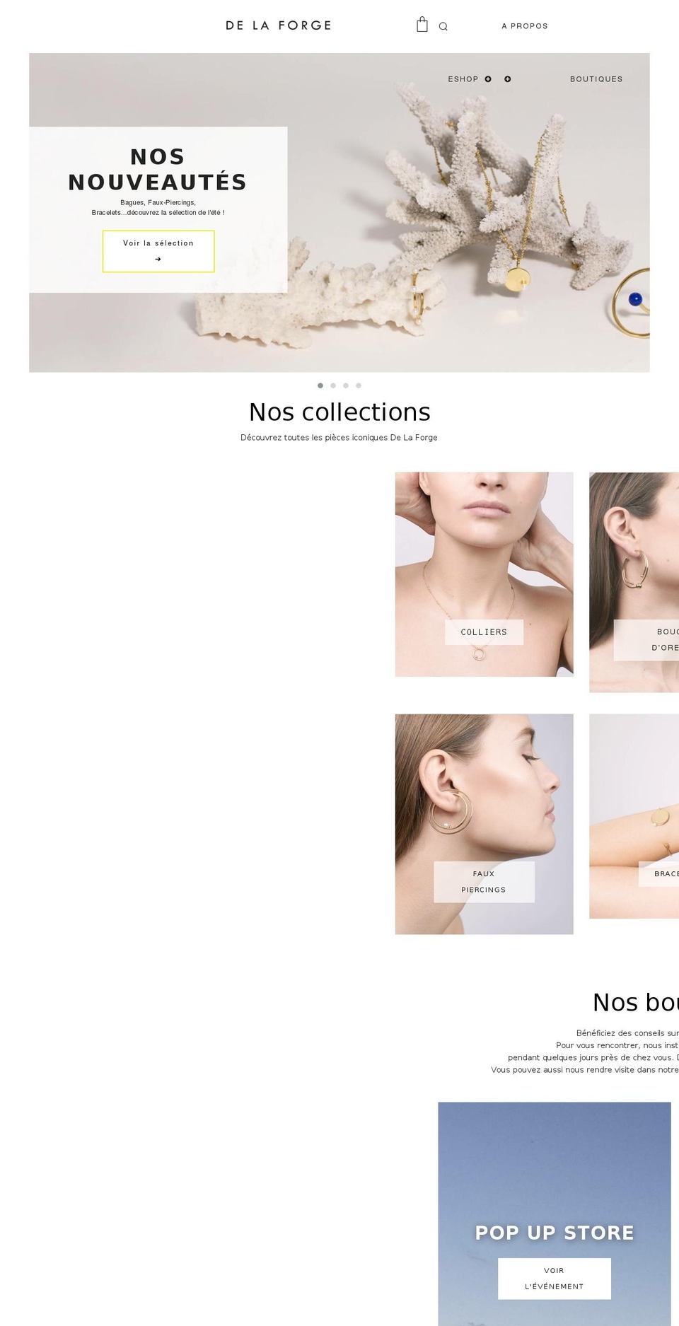 de-la-forge.com shopify website screenshot