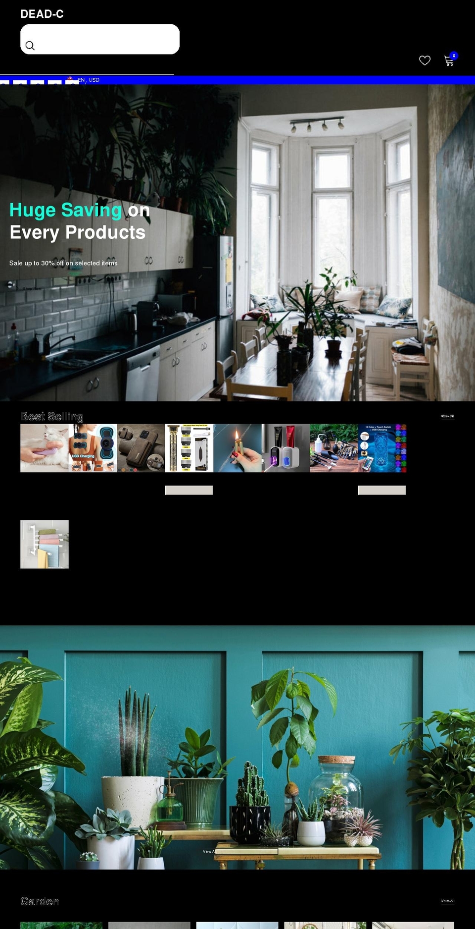 dead-c.com shopify website screenshot