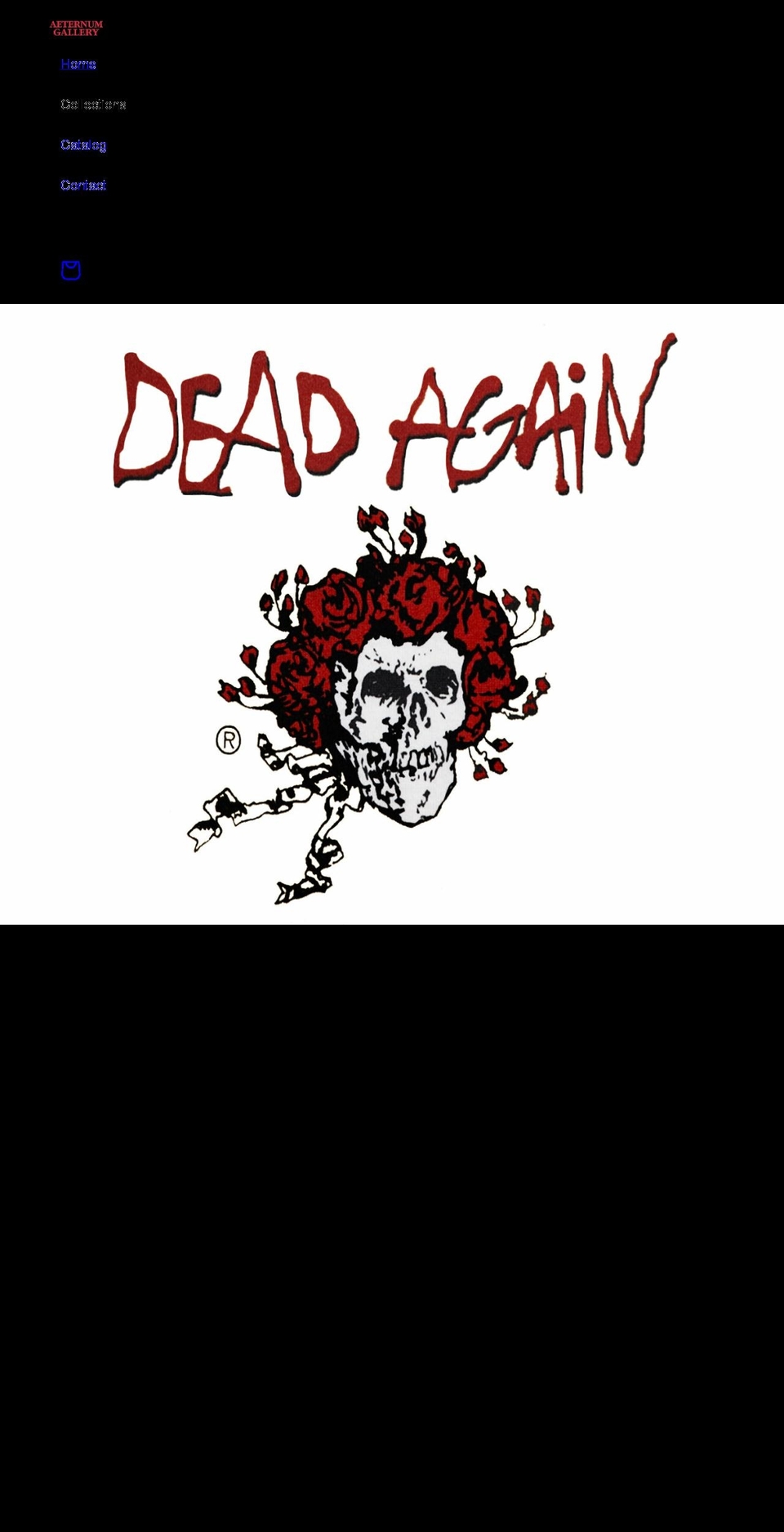 deadagainvintage.com shopify website screenshot