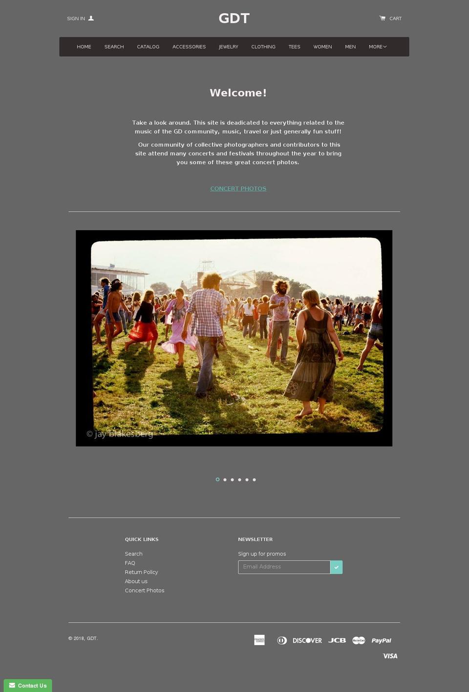 deadcotour.com shopify website screenshot