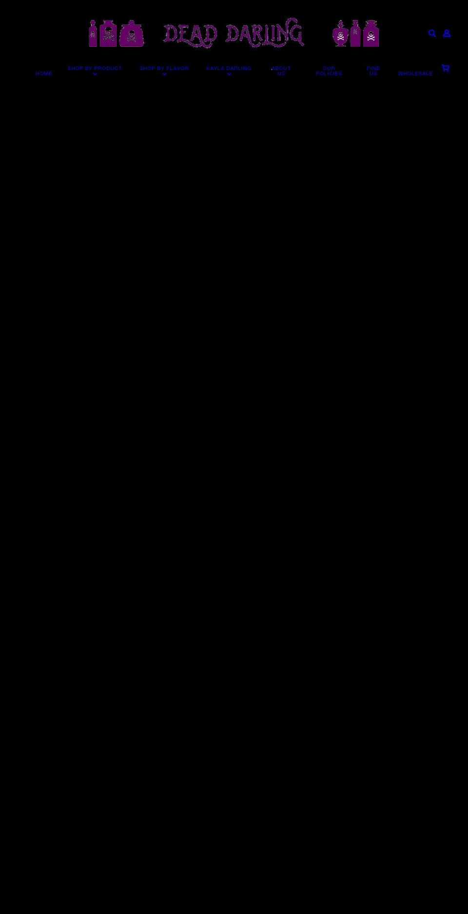 deaddarlingboutique.com shopify website screenshot