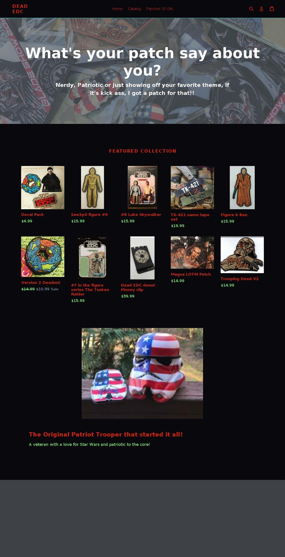 deadedc.com — Shopify storefront screenshot