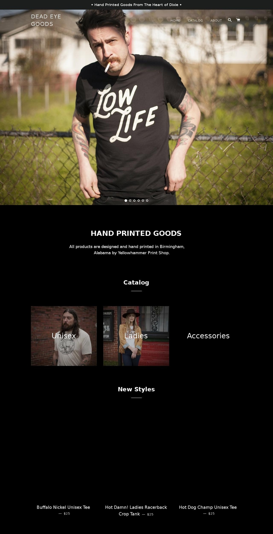 deadeyegoods.com — Shopify storefront screenshot