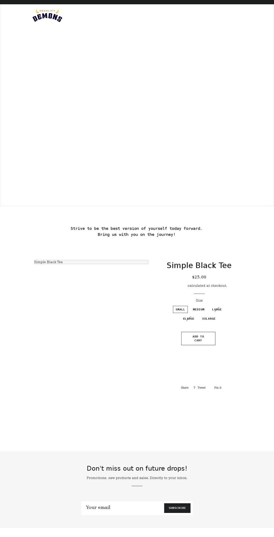 deadliftdemons.com shopify website screenshot