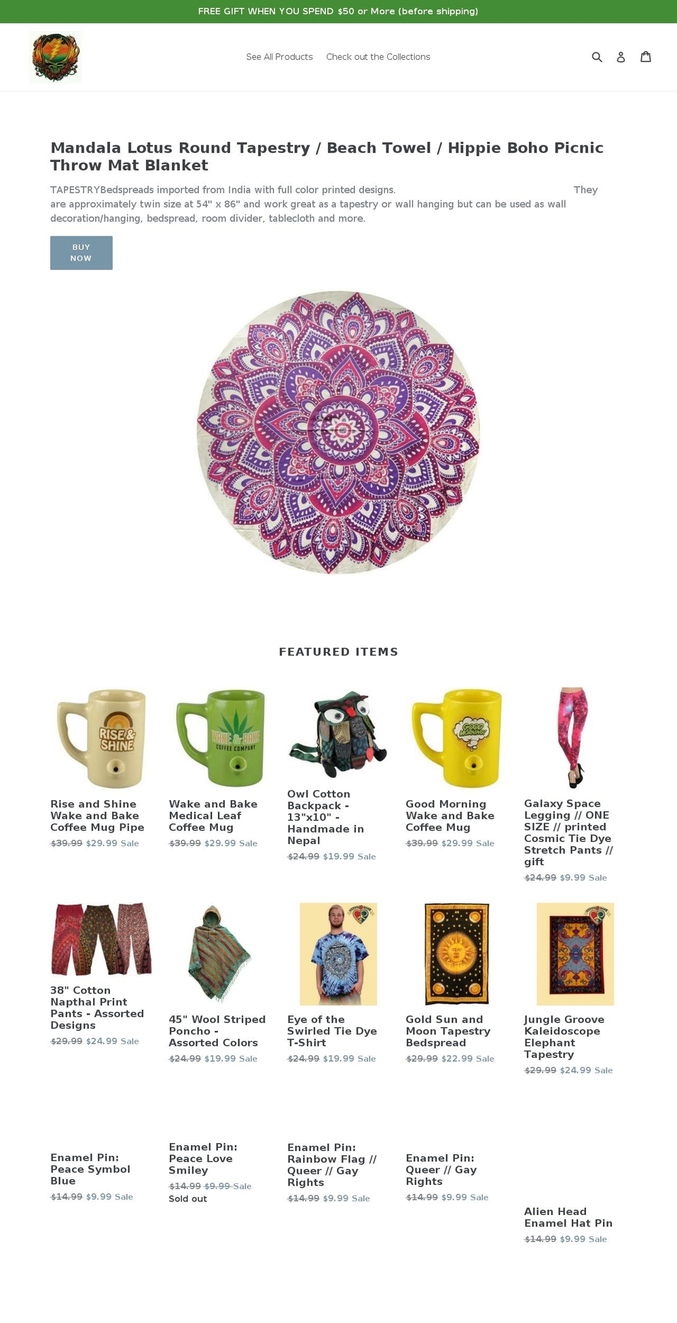 deadlotshop.com — Shopify storefront screenshot
