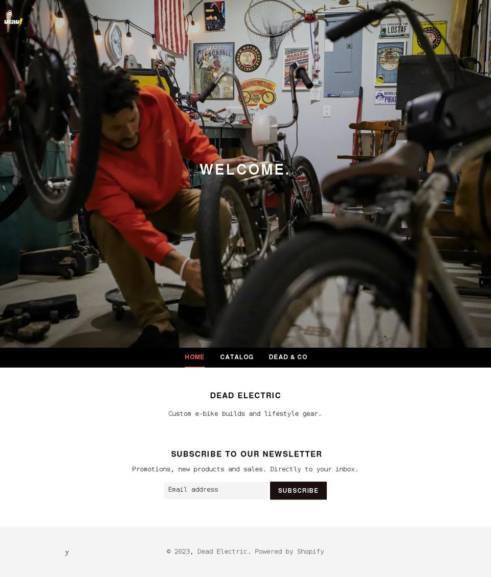 deadmoto.com shopify website screenshot