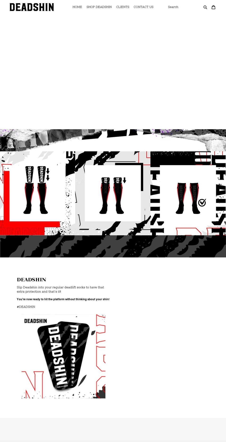 deadshin.com shopify website screenshot