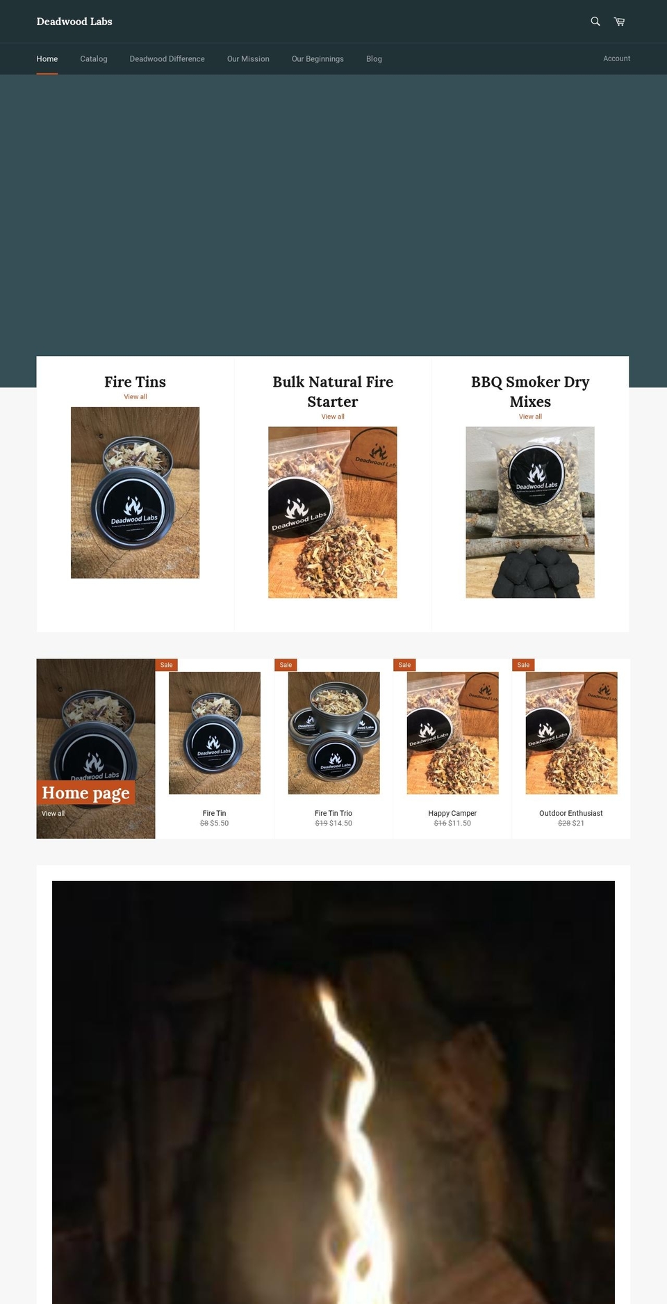 deadwoodlabs.com — Shopify storefront screenshot