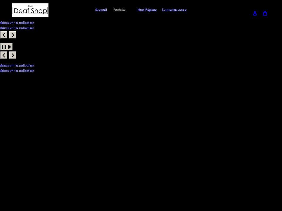 deaf.shop shopify website screenshot