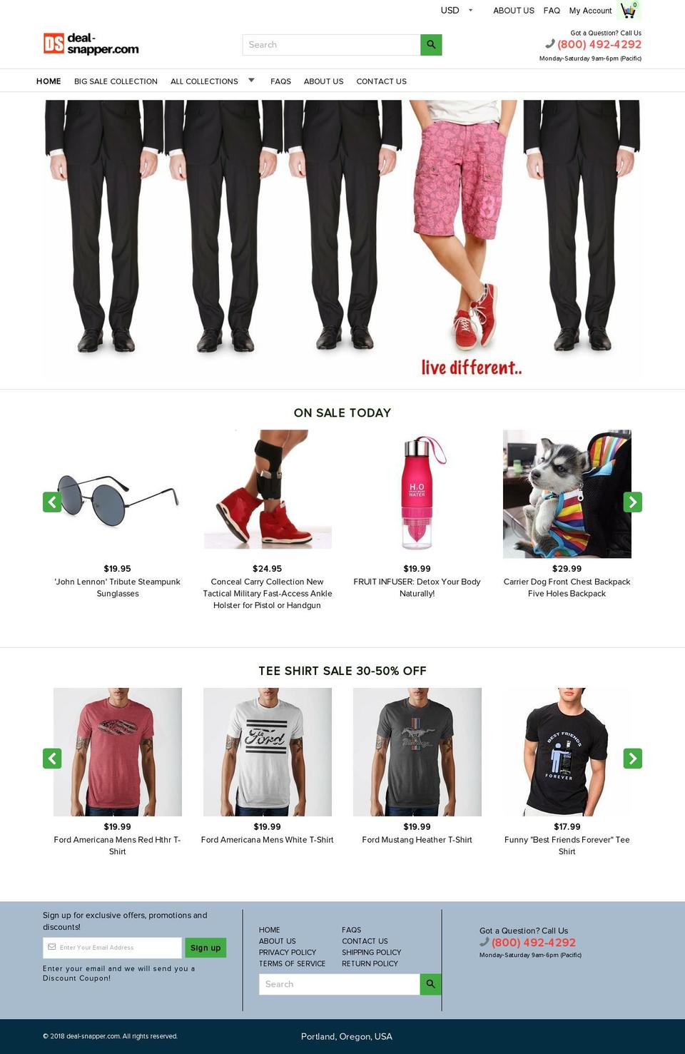 deal-snapper.com — Shopify storefront screenshot