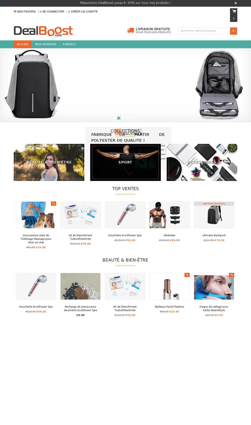 dealboost.com — Shopify storefront screenshot