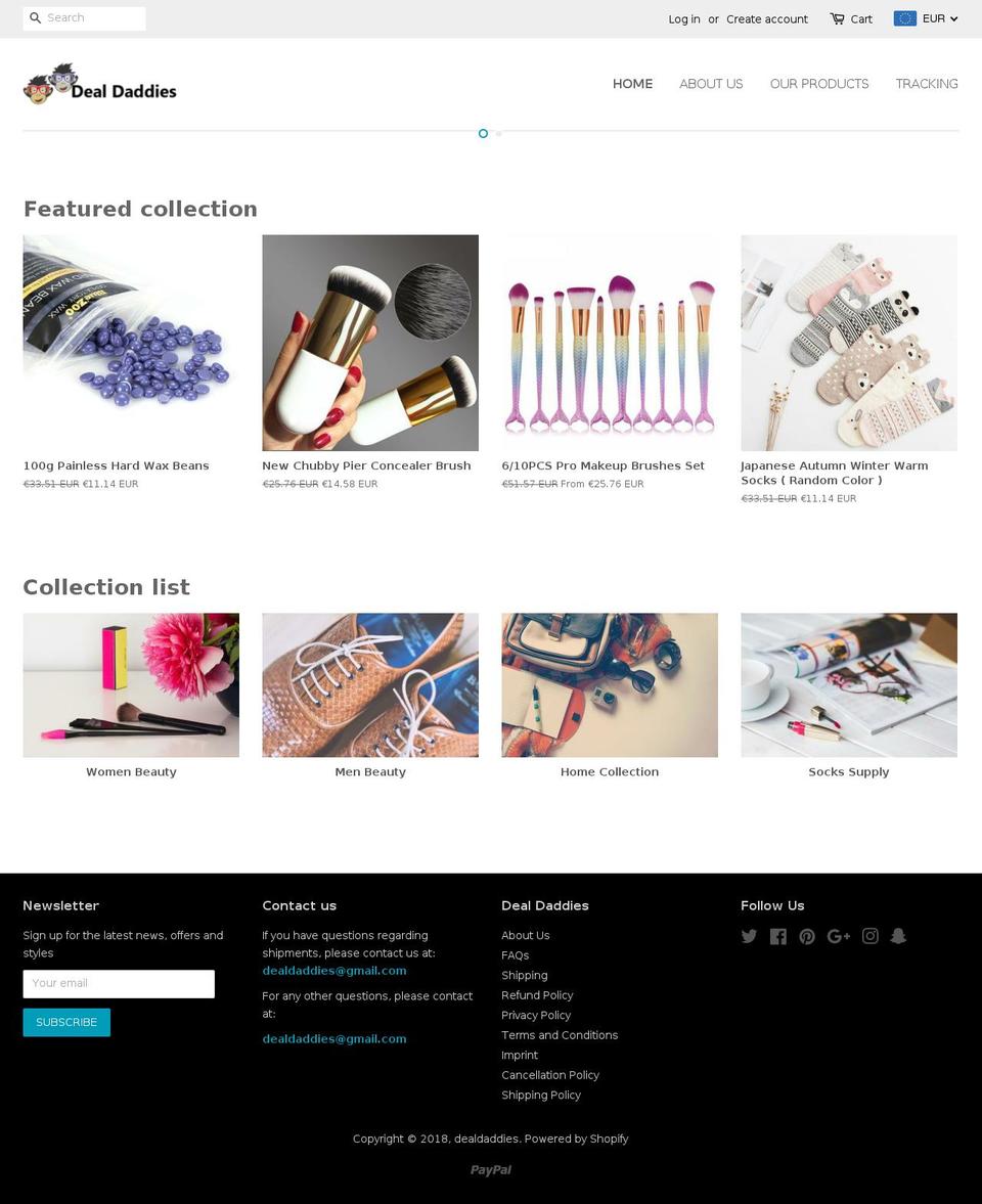dealdaddies.myshopify.com — Shopify storefront screenshot