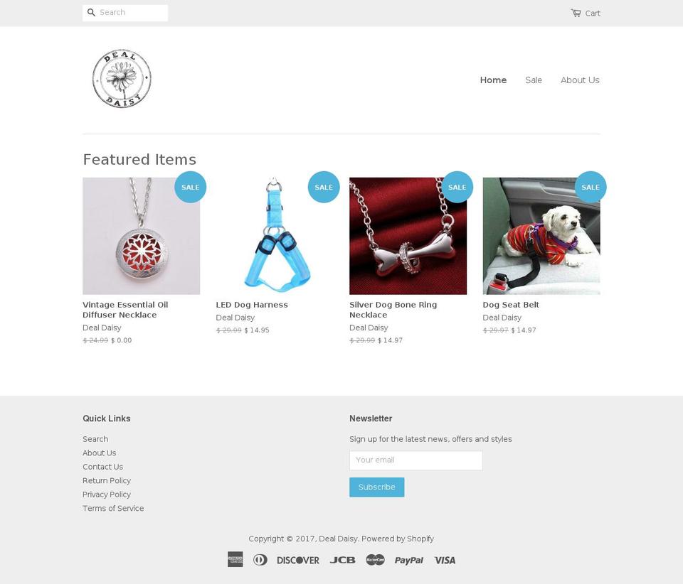 dealdaisy.com shopify website screenshot