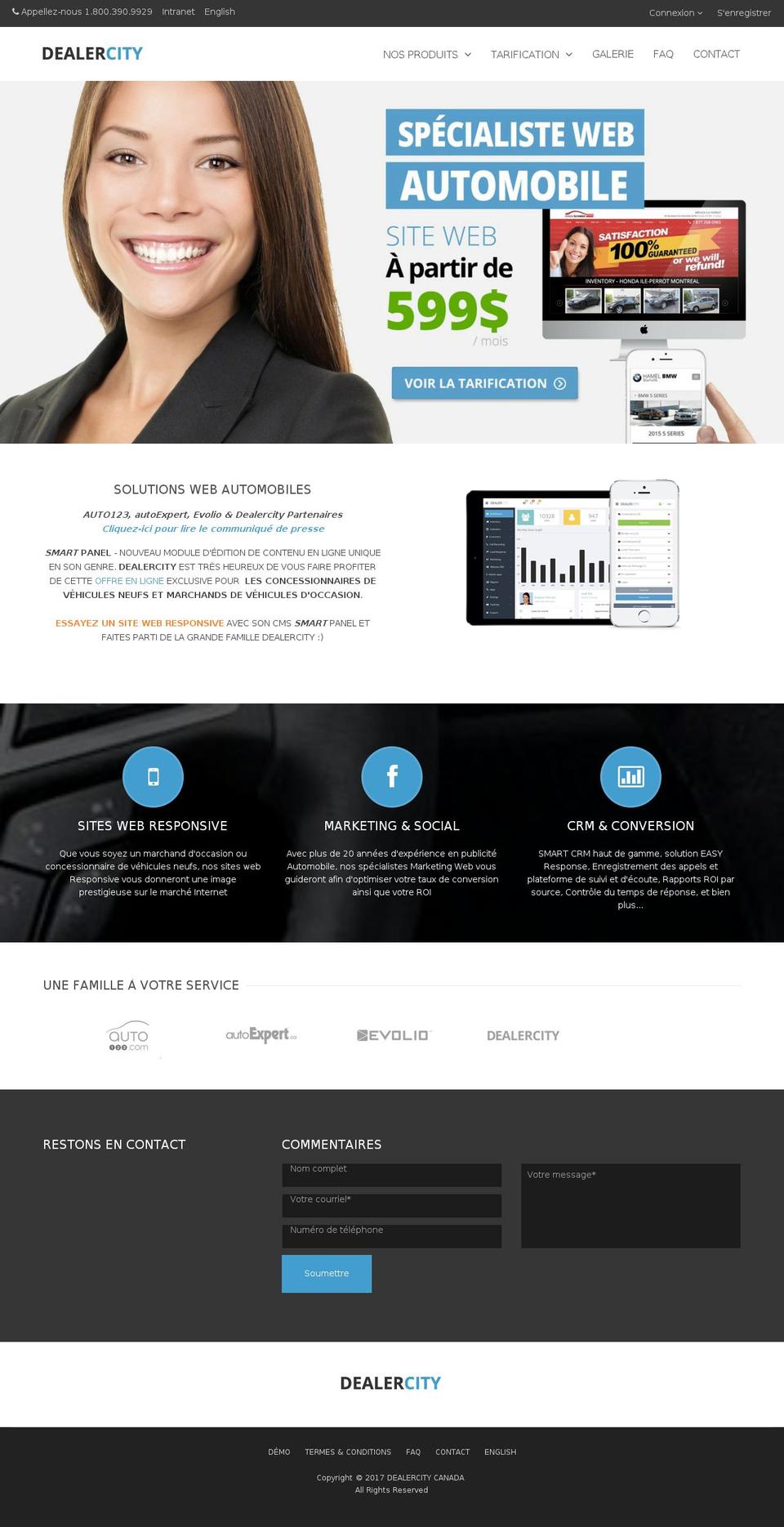 dealercite.com shopify website screenshot