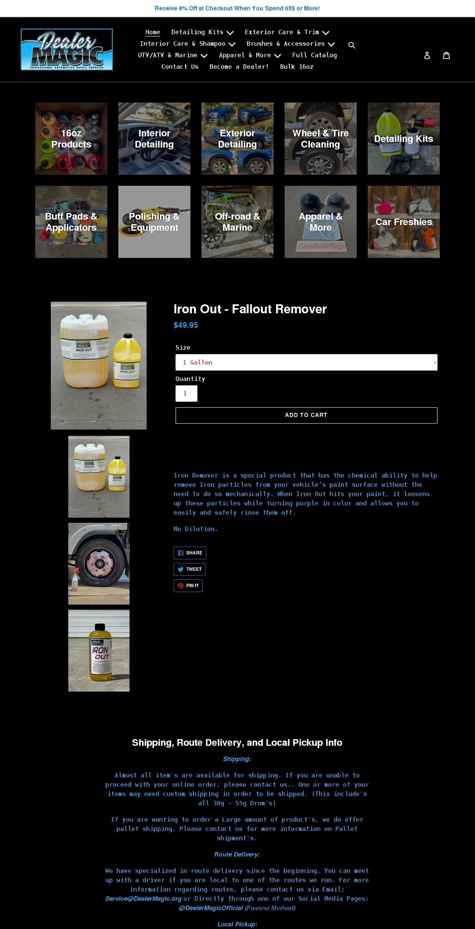 dealermagic.org shopify website screenshot