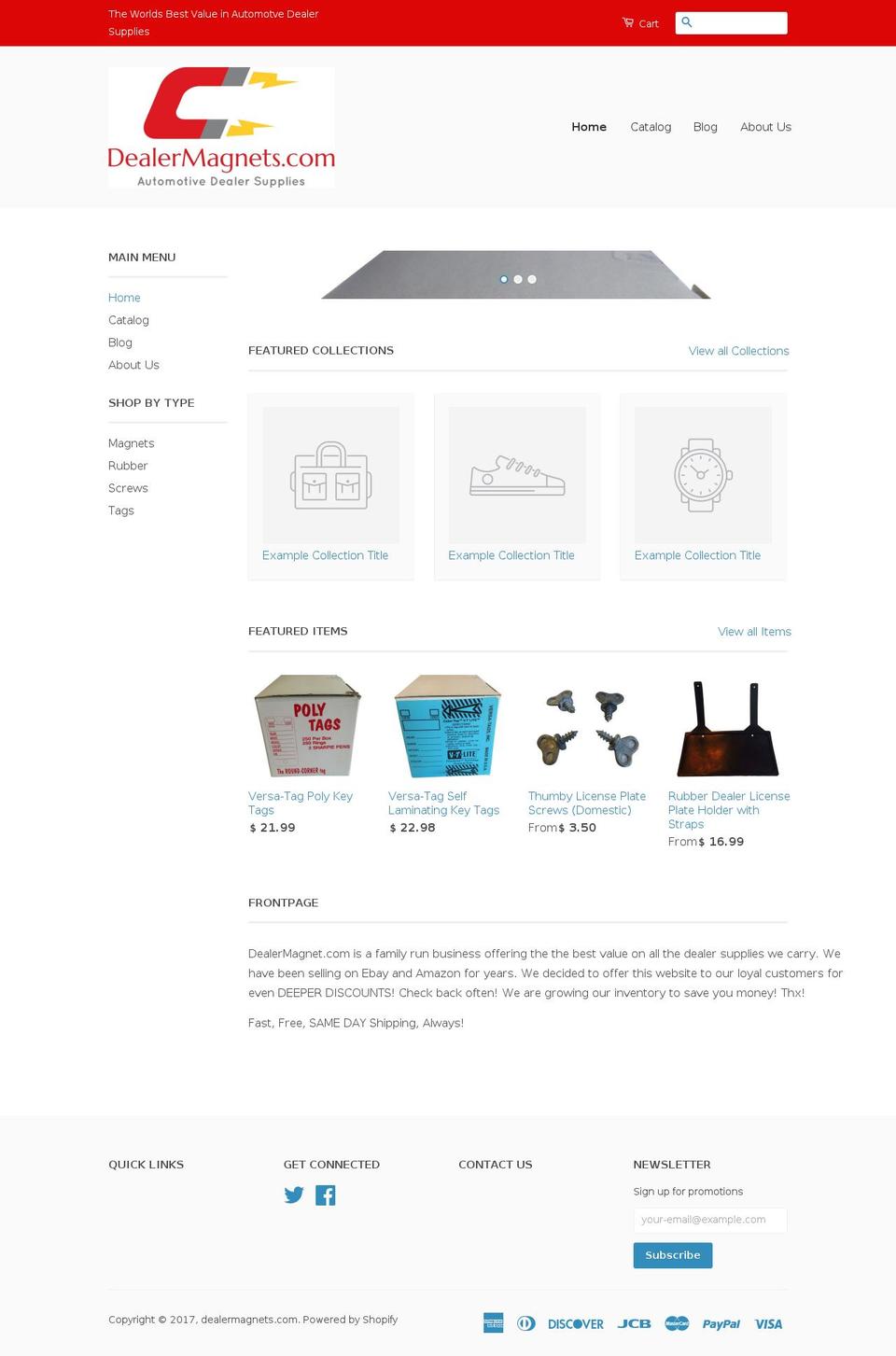 dealermagnet.com shopify website screenshot