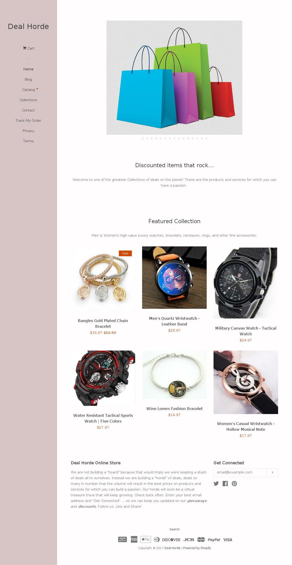 dealhorde.com shopify website screenshot