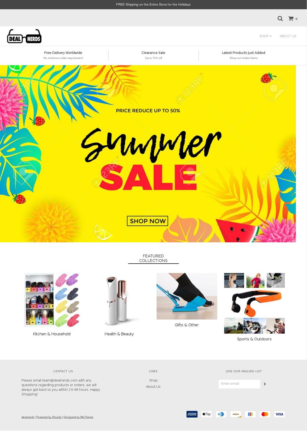 dealnerds.com — Shopify storefront screenshot
