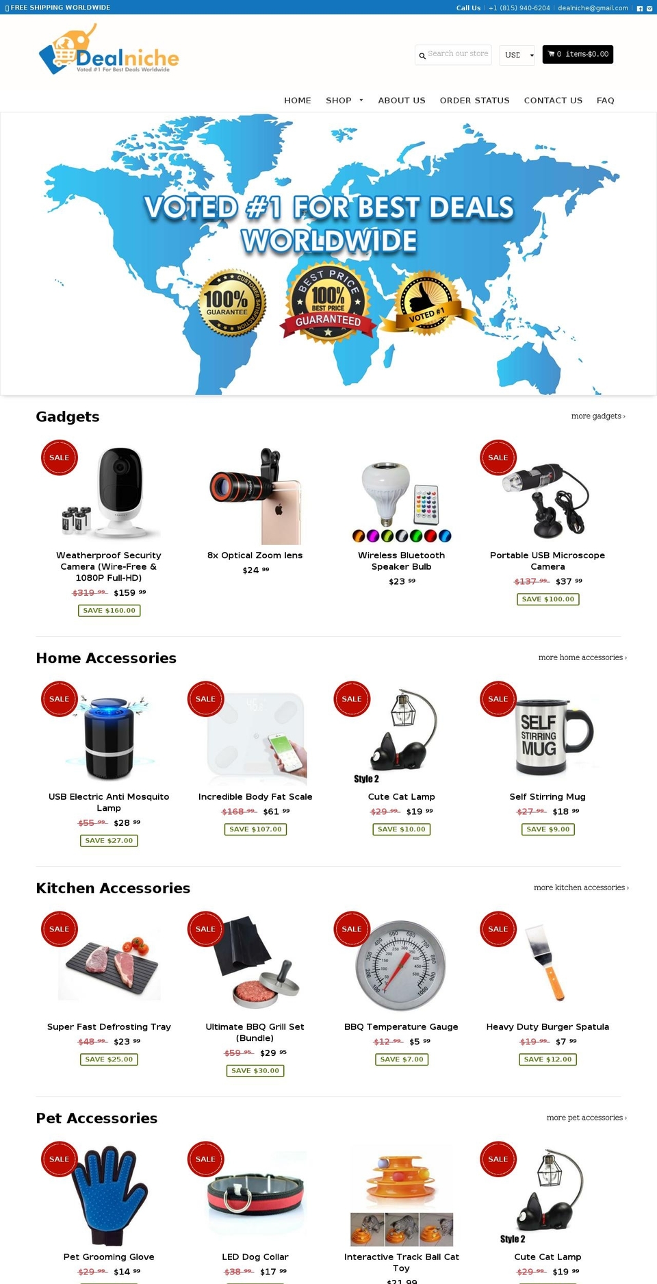 dealniche.com — Shopify storefront screenshot