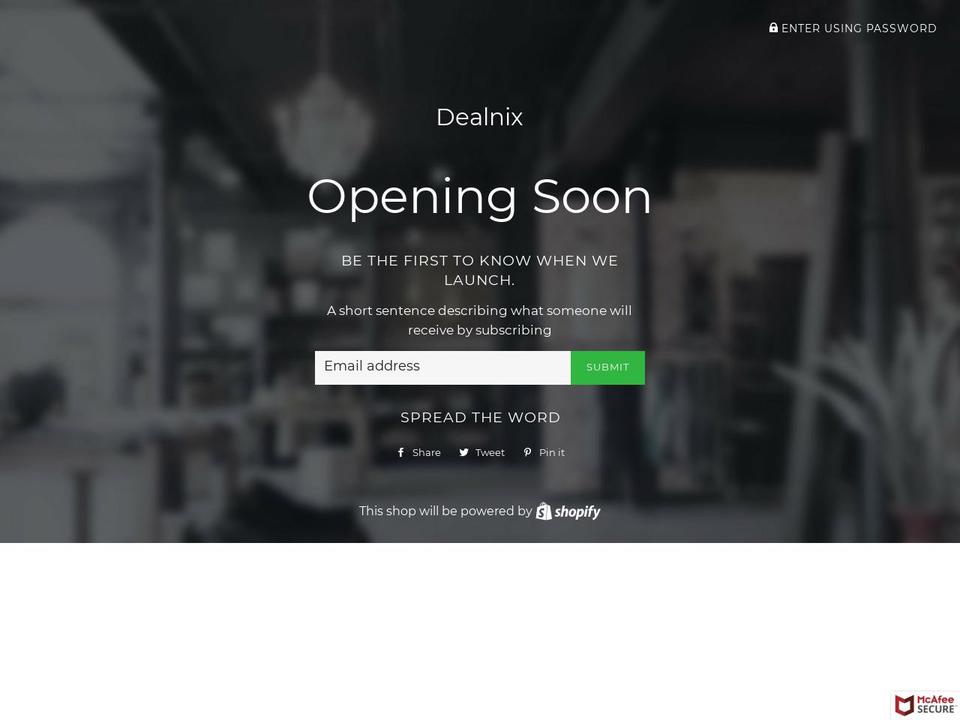 dealnix.com — Shopify storefront screenshot