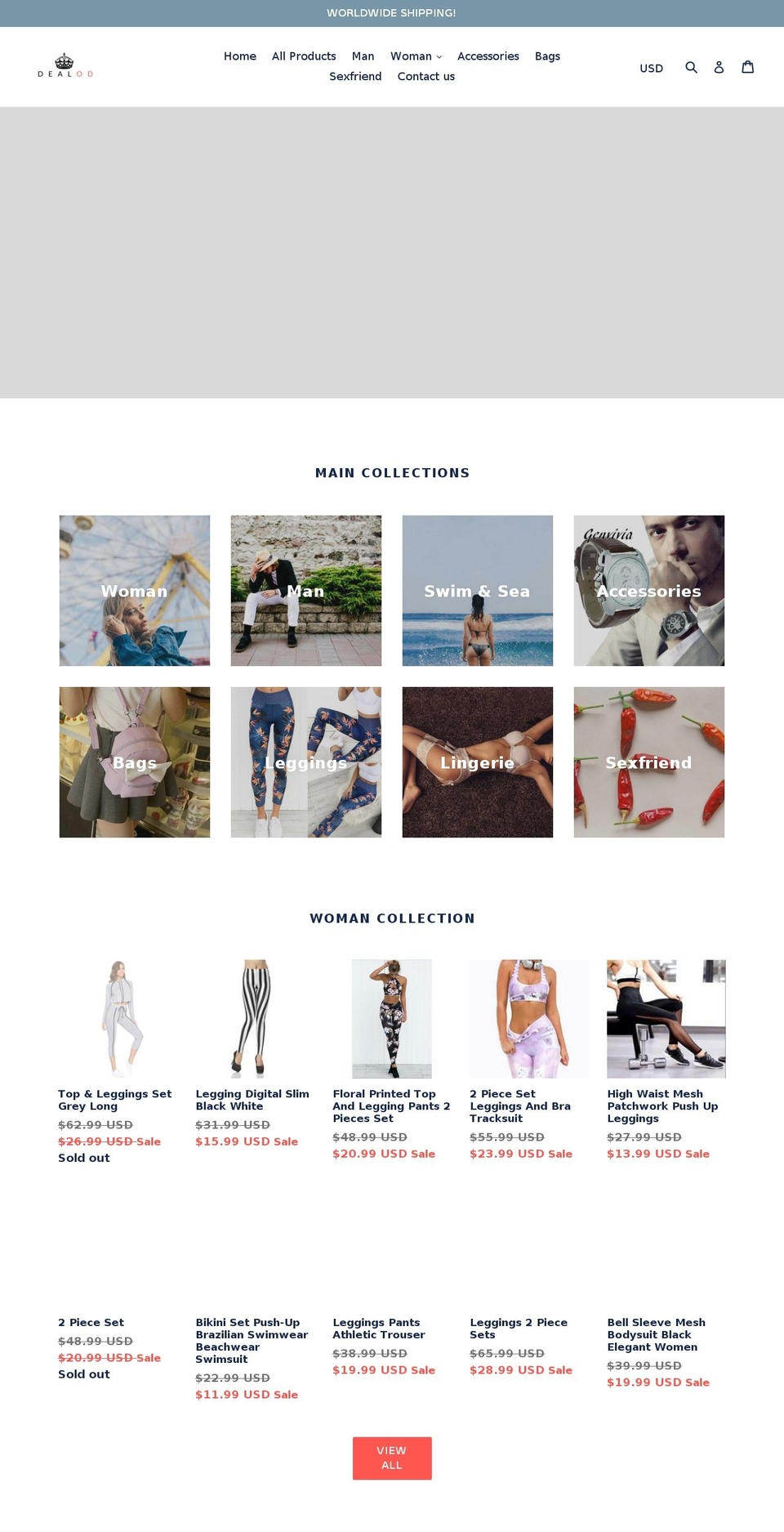 dealod.com shopify website screenshot