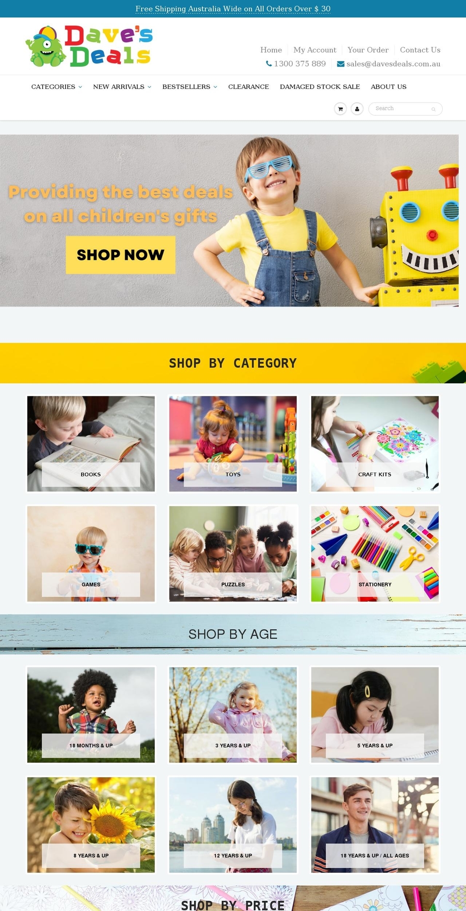 dealofalifetime-com-au.myshopify.com shopify website screenshot
