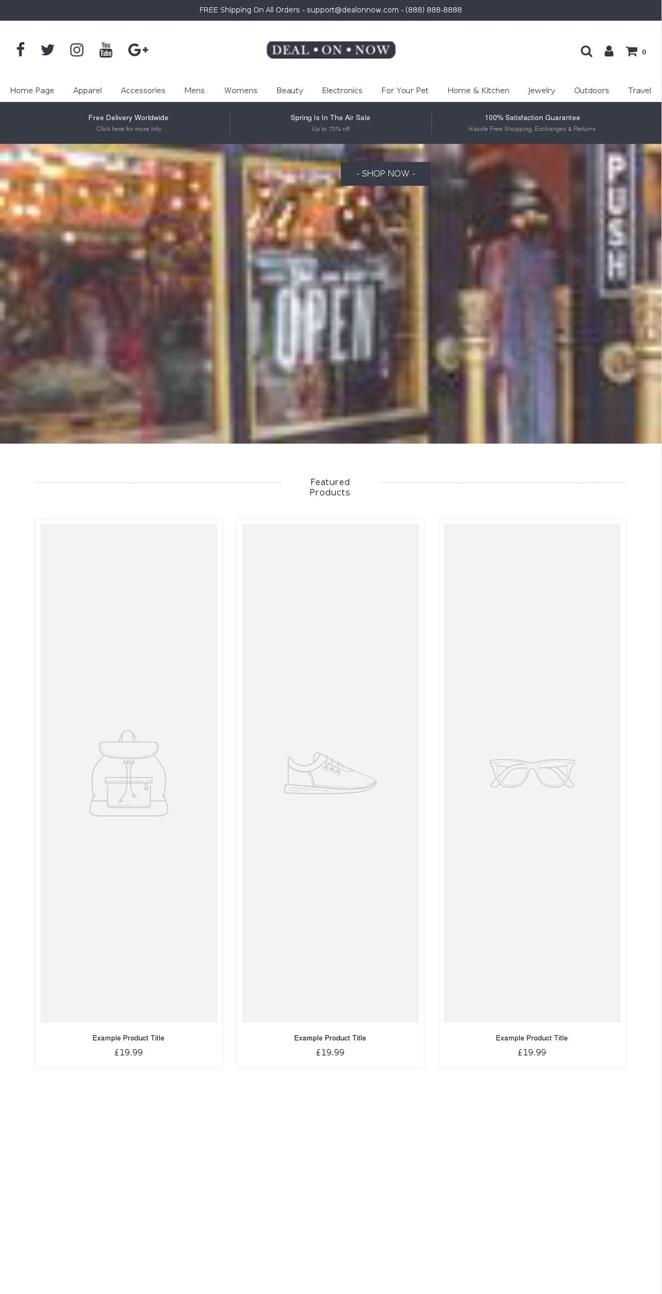 dealonnow.com — Shopify storefront screenshot