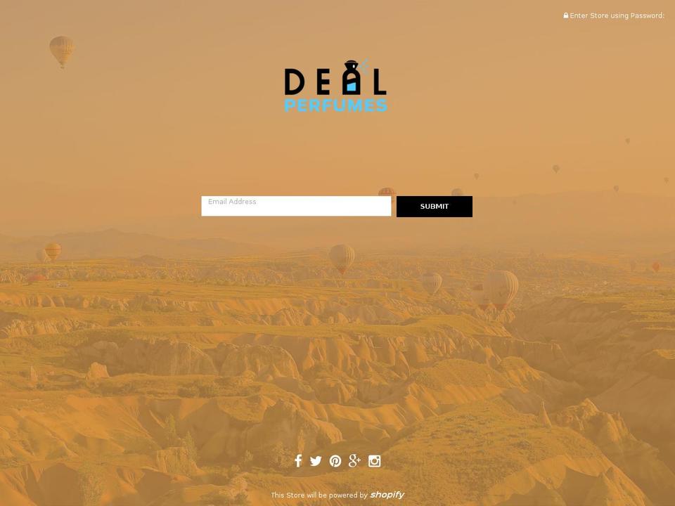 dealperfumes.com shopify website screenshot
