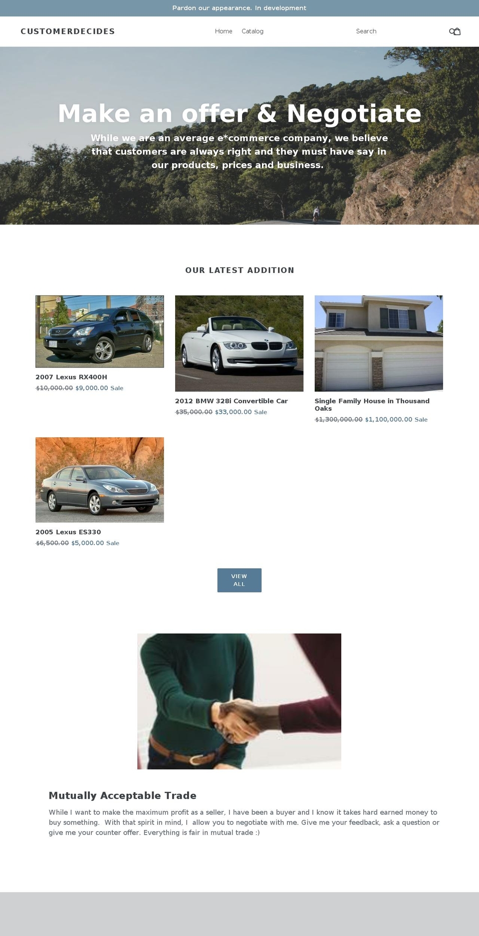 dealreferee.com — Shopify storefront screenshot