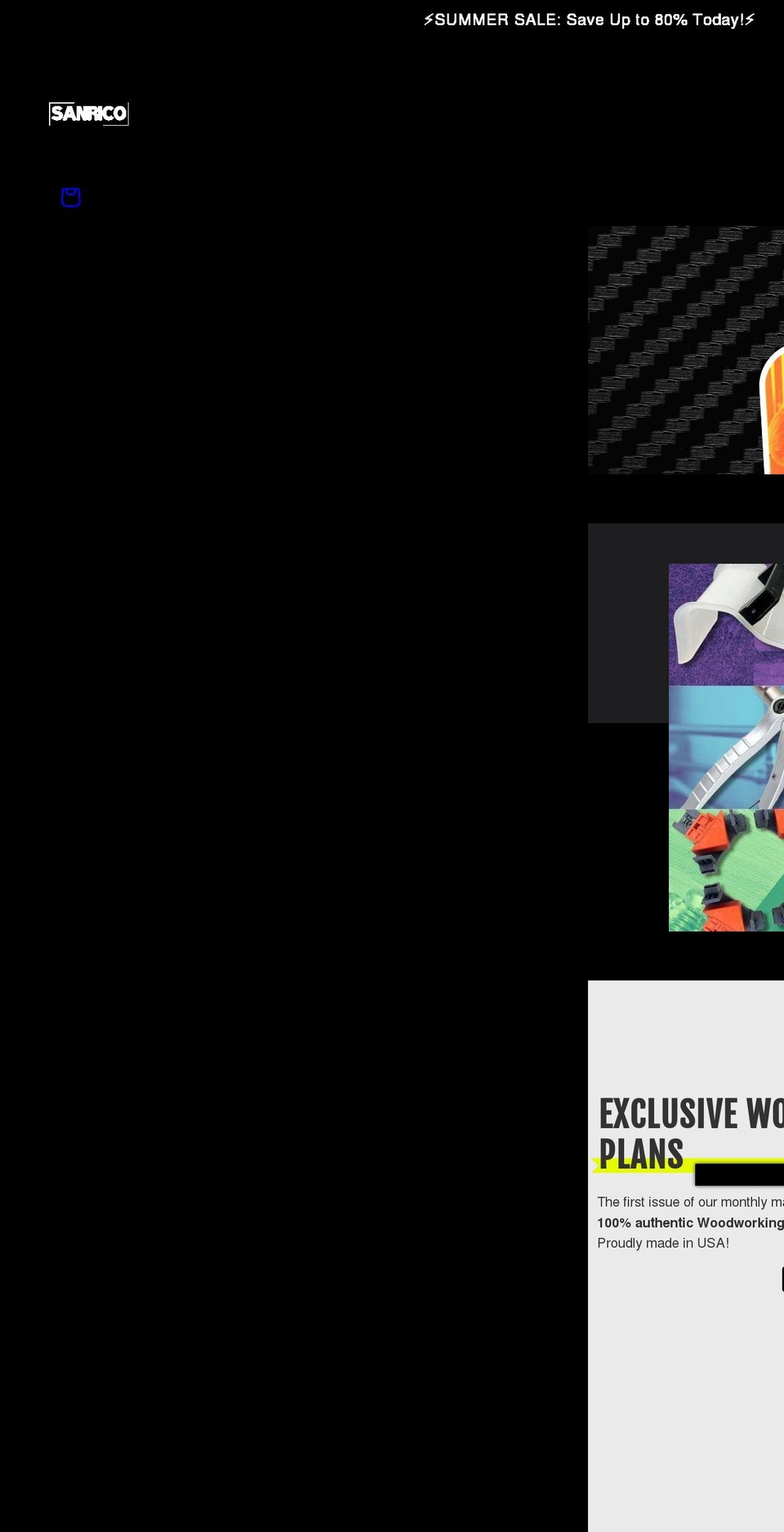 deals.sanrico.com shopify website screenshot