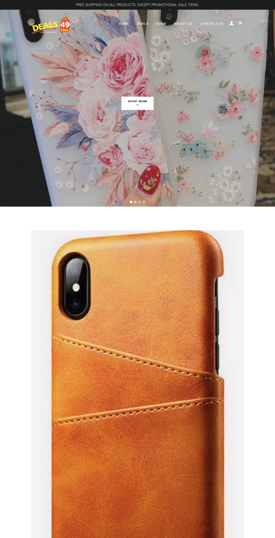 deals49.com — Shopify storefront screenshot