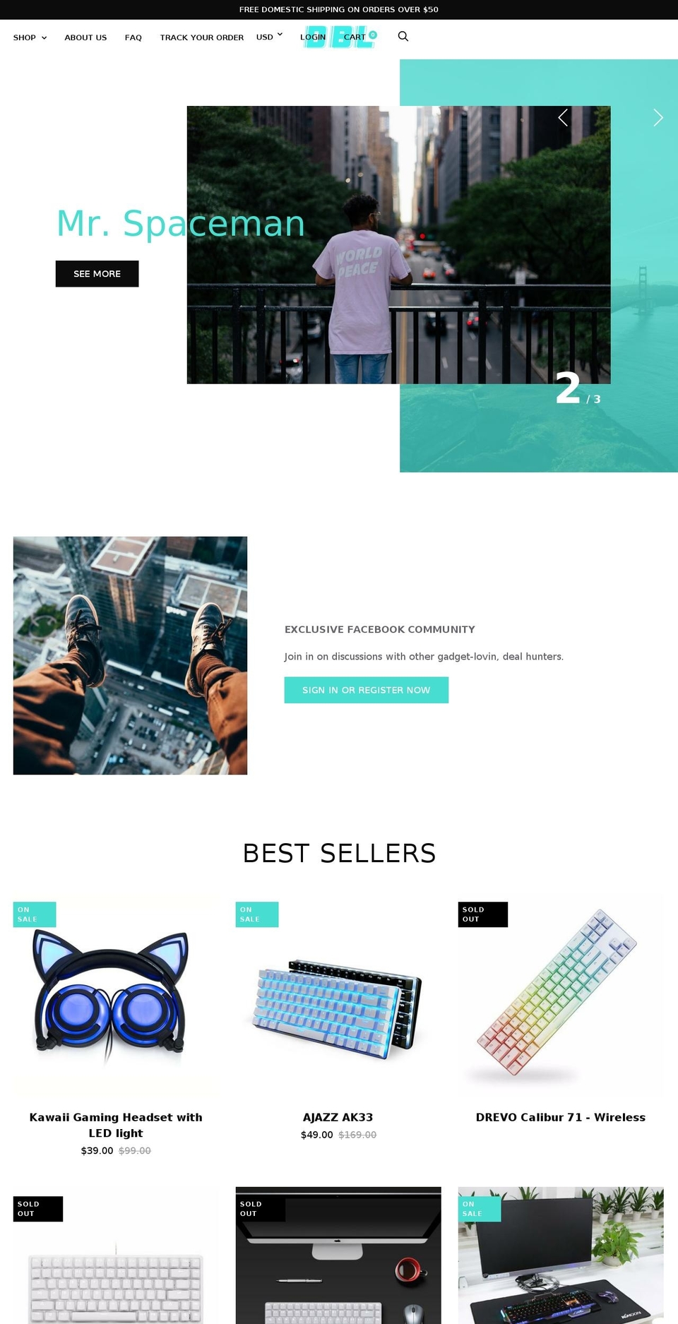 dealsbelike.com — Shopify storefront screenshot