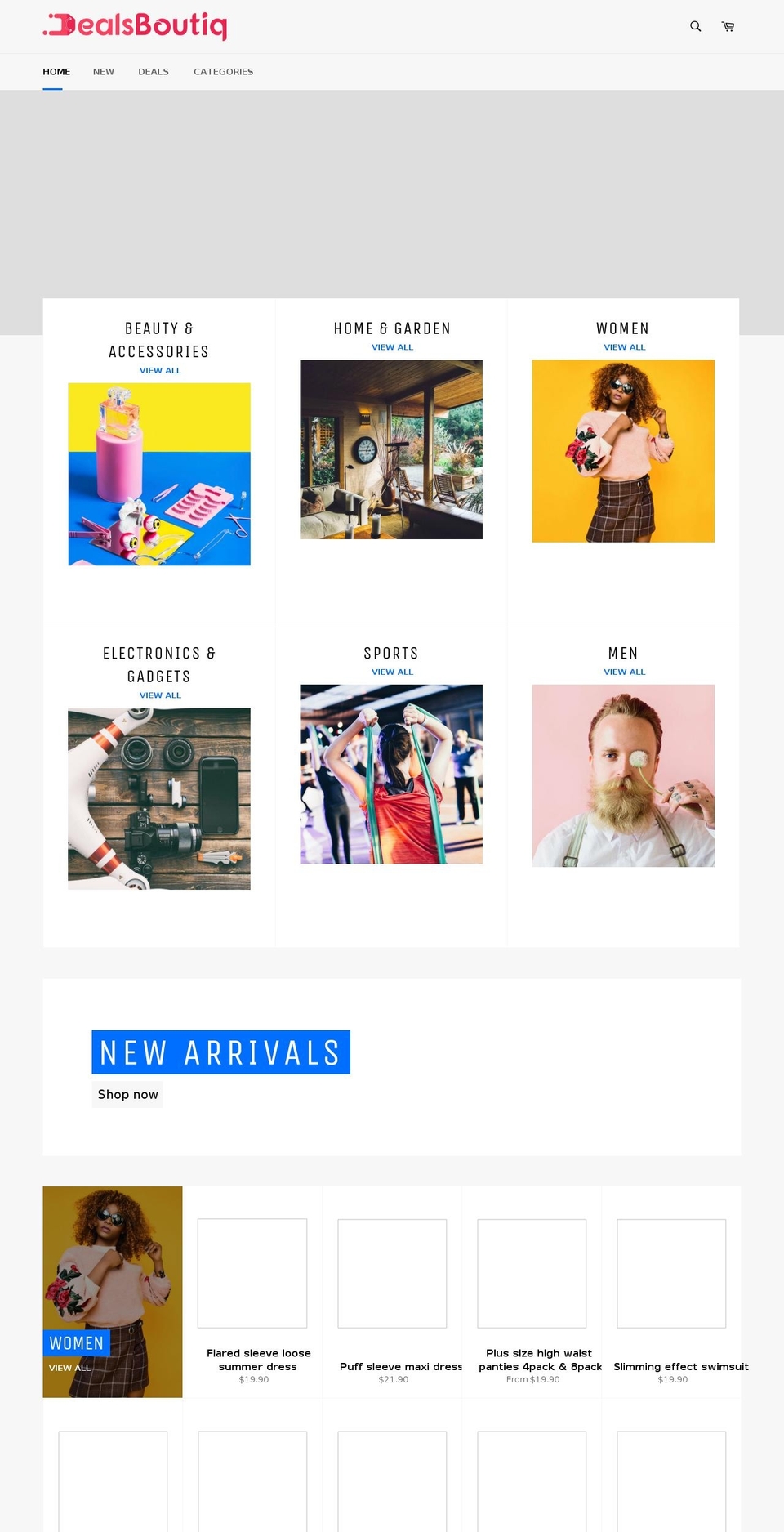 dealsboutiq.com shopify website screenshot