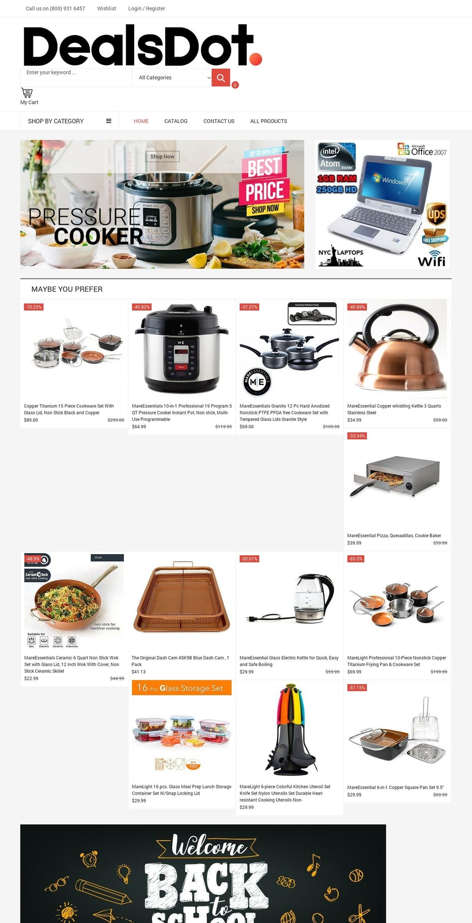 dealsdot.com — Shopify storefront screenshot