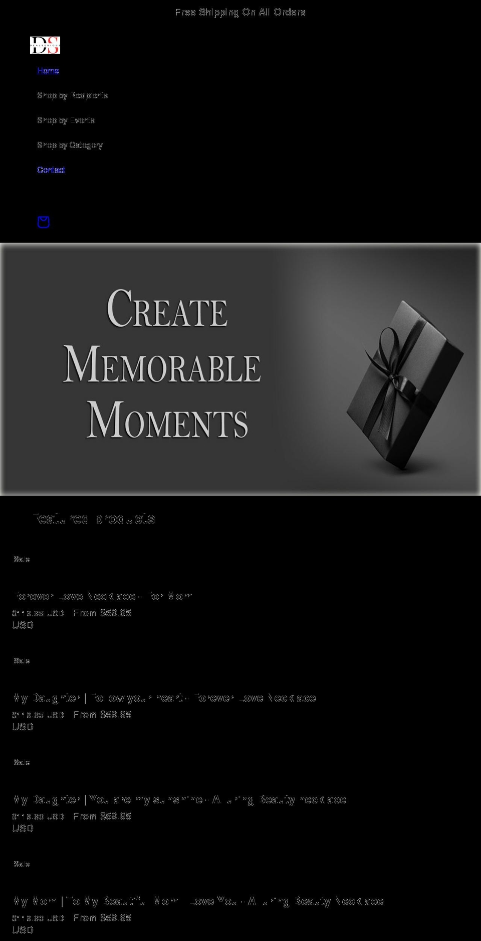 dealserious.com shopify website screenshot
