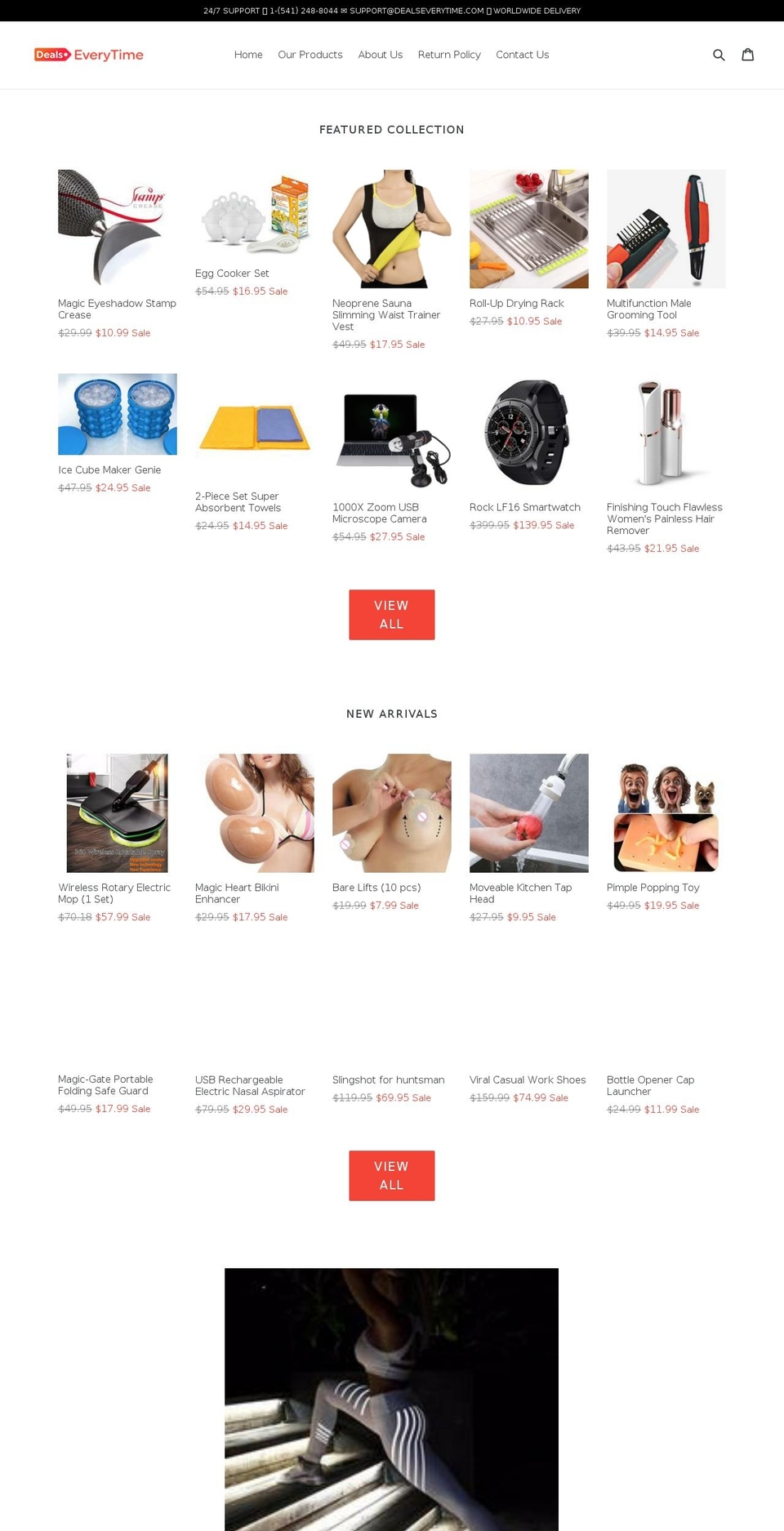 dealseverytime.com shopify website screenshot