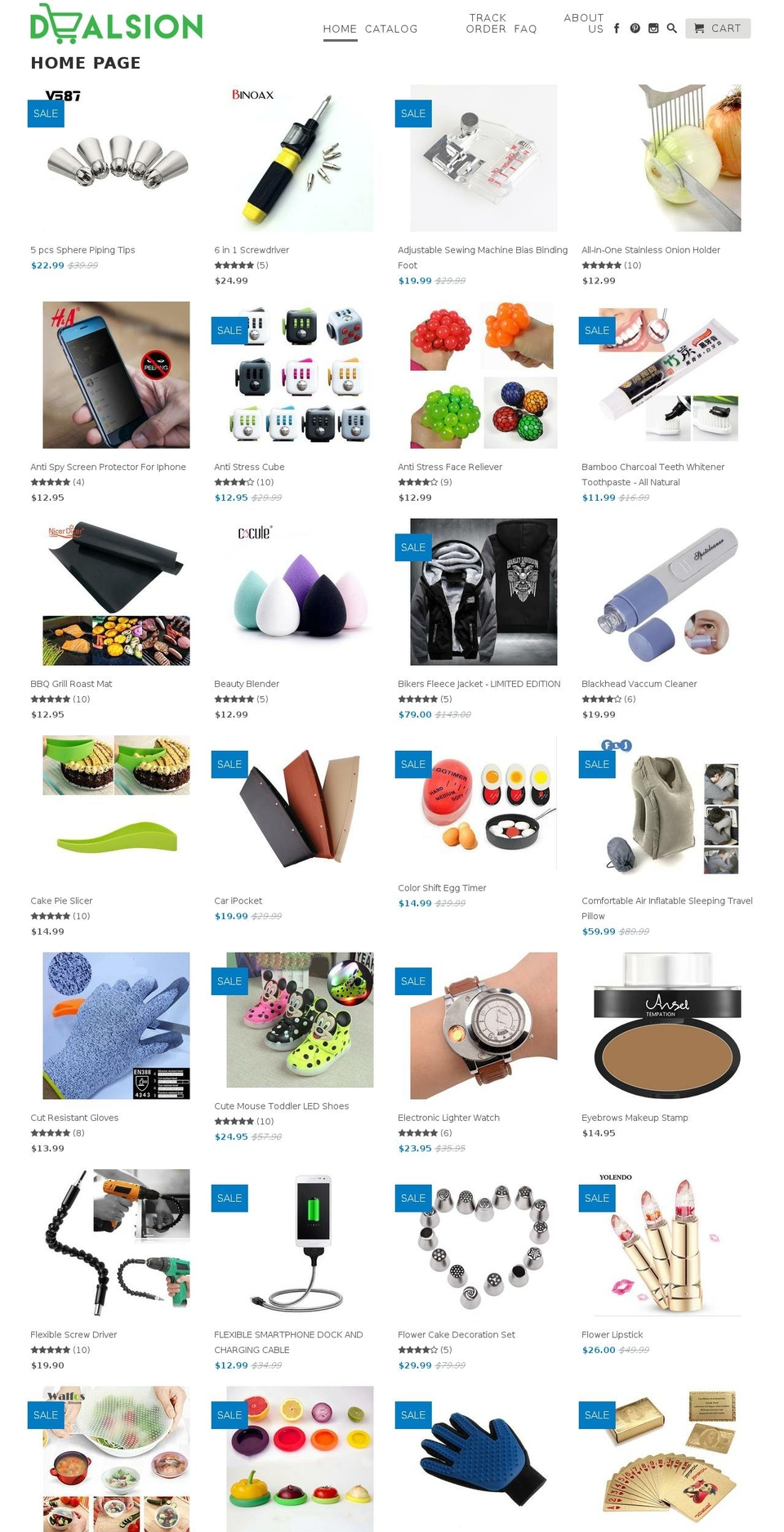 dealsion.com shopify website screenshot