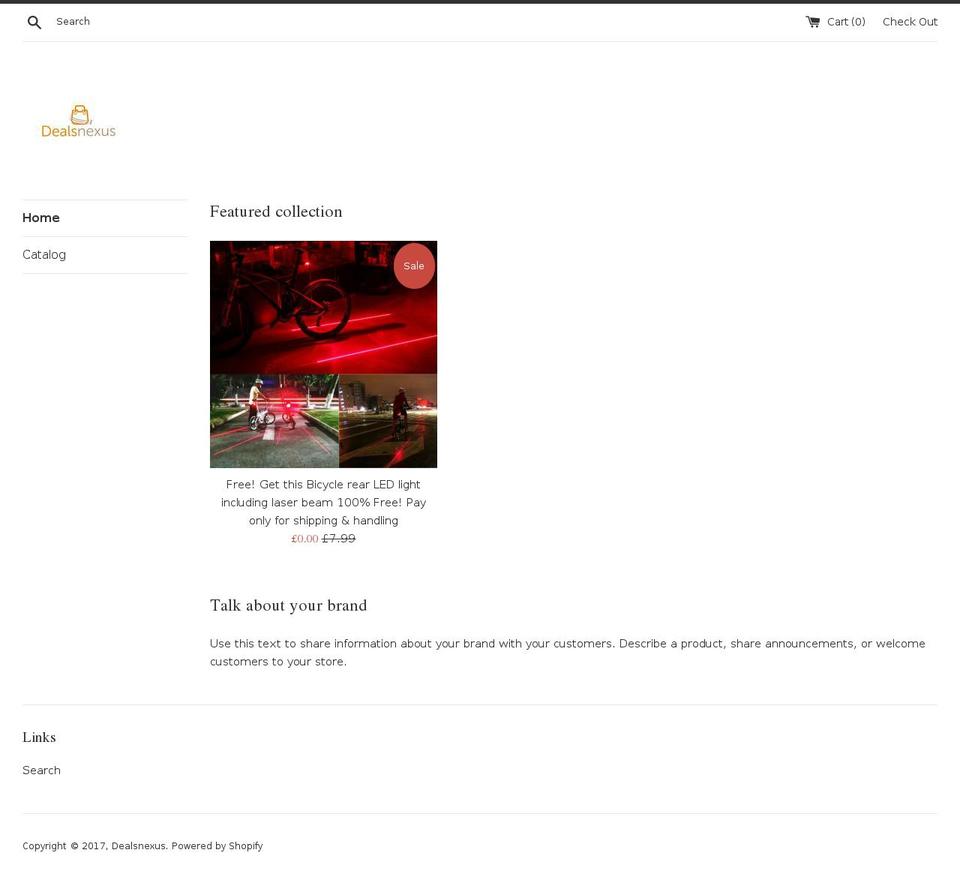 dealsnexus.com shopify website screenshot