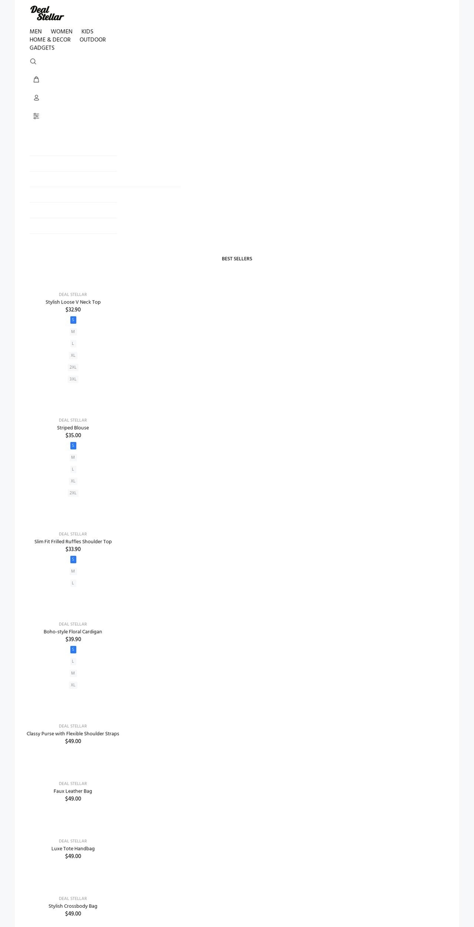 dealstellar.com shopify website screenshot