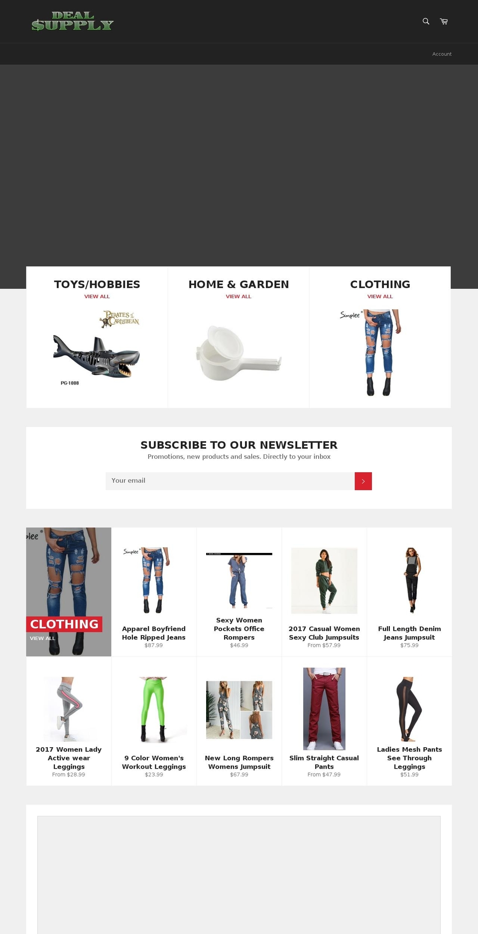 dealsupplyshop.com — Shopify storefront screenshot